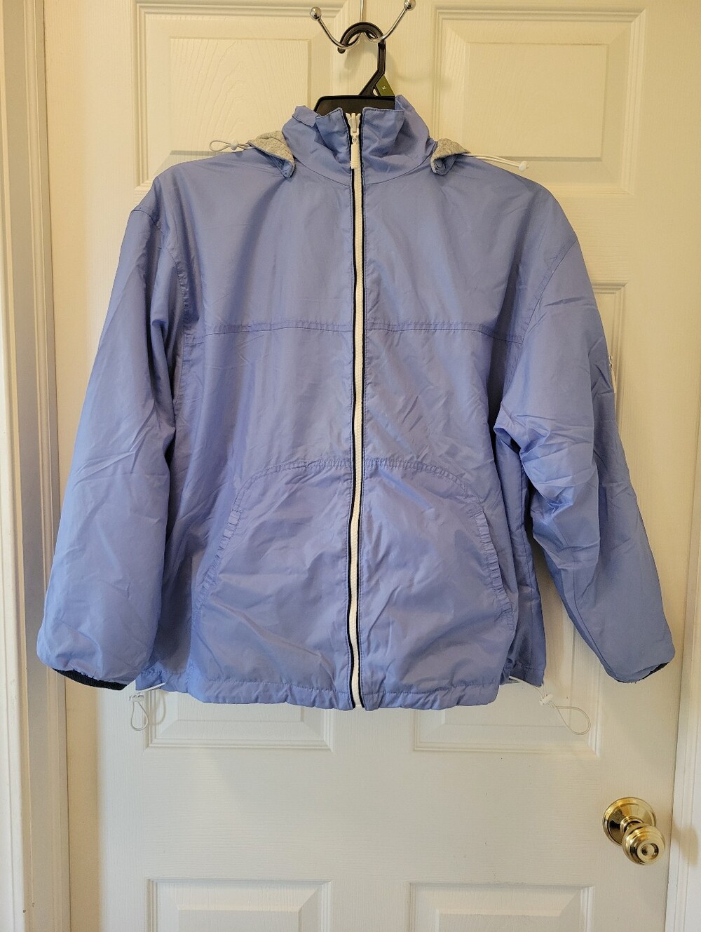 Womens Reversible Hooded Windbreaker Jacket